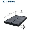 Image de Filtre Intérieur K 1145a Filtron Filtron K1145a Mg;Rover