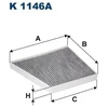 Image de Filtre Intérieur K 1146a Filtron Filtron K1146a Mercedes-Benz