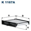 Image de Filtre Intérieur K 1167a Filtron Filtron K1167a Renault