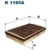 Image de Filtre Intérieur K 1185a Filtron Filtron K1185a