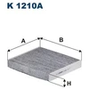 Image de Filtre Intérieur K 1210a Filtron Filtron K1210a Daihatsu;Elaris;Jaguar;Land Rover;Lexus;Subaru;Toyota