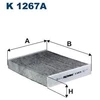 Image de Filtre Intérieur K 1267a Filtron Filtron K1267a Fiat;Nissan;Opel;Renault;Vauxhall