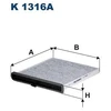 Image de Filtre Intérieur K 1316a Filtron Filtron K1316a Mazda