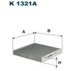 Image de Filtre Intérieur K 1321a Filtron Filtron K1321a Alpine;Dacia;Lada;Mitsubishi;Nissan;Renault