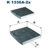Image de Filtre Intérieur K 1336a-2x Filtron Filtron K1336a2x Alpina;Bmw