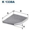 Image de Filtre Intérieur K 1338a Filtron Filtron K1338a Ford