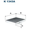 Image de Filtre Intérieur K 1343a Filtron Filtron K1343a Byd;Cadillac;Chevrolet;Opel;Vauxhall