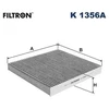 Image de Filtre Intérieur K 1356a Filtron Filtron K1356a Dodge;Jeep