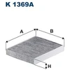 Image de Filtre Intérieur K 1369a Filtron Filtron K1369a Suzuki
