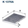 Image de Filtre Intérieur K 1376a Filtron Filtron K1376a Tesla
