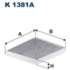 Image de Filtre Intérieur K 1381a Filtron Filtron K1381a Kia;Toyota