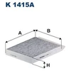 Image de Filtre Intérieur K 1415a Filtron Filtron K1415a Mercedes-Benz