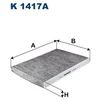 Image de Filtre Intérieur K 1417a Filtron Filtron K1417a Alfa Romeo;Maserati