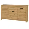 Image de HAVANNA Buffet bas classique decor chene vieilli - L 161 cm