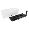 Image de Pot de fleurs en rotin Prosperplast Rato Case DRTC600 S449 avec réservoir auto-arrosant, couleur blanc 30L