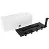 Image de Bac à fleurs en rotin Prosperplast Rato Case DRTC800 S449 avec système d'irrigation , couleur blanc, 72L
