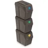 Image de Prosperplast Bacs De Recyclage 60l 3 Unités One Size