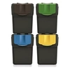 Image de Ensemble de 4 poubelles de tri SORTI BOX 4x20l - noir recyclage
