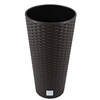 Image de Pot de fleurs avec insert Prosperplast Rato Tubus DRTUS300 imitation rotin umbra