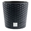 Image de Pot de fleurs avec insert Prosperplast Rato Round DRTUS400L-S433 - anthracite