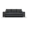 Image de Canapé Convertible avec Coffre de Rangement 3 Places - Indian - Tissu Gris Foncé et Pieds Chrome - L250Xh88Xp98cm