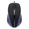 Image de EM102B - Souris - optique - 3 boutons - filaire - USB - bleu