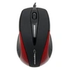 Image de EM102R - Souris - optique - 3 boutons - filaire - USB - rouge