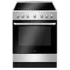 Image de ACV6003S - Cuisinière - pose libre - largeur : 60 cm - profondeur : 60 cm - hauteur : 85 cm - avec système auto-nettoyant - argent