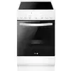 Image de Cuisinière vitrocéramique 4 feux 6000w blanc FACV103B-1
