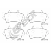 Image de Jeu De Plaquettes De Frein, Frein À Disque 23613 00 703 00 Breck Breck 236130070300 Nissan;Opel;Renault