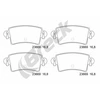 Image de Jeu De Plaquettes De Frein, Frein À Disque 23669 00 703 10 Breck Breck 236690070310 Nissan;Opel;Renault