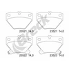 Image de Jeu De Plaquettes De Frein, Frein À Disque 23521 00 704 10 Breck Breck 235210070410 Toyota