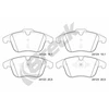 Image de Jeu De Plaquettes De Frein, Frein À Disque 24123 00 701 00 Breck Breck 241230070100 Ford;Jaguar;Land Rover;Volvo