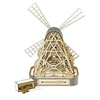 Image de Mill Mechanical 3D Model, Bois, Wooden Box, 35,5 x 25 x 37,3 cm