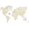 Image de Puzzle de 32 pièces en bois carte du monde Wooden City Mecanisme 3D Beige TU 612129