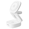 Image de Chargeur sans fil 3-en-1 MagSafe Qi 15W pour Smartphone / AirPods / Watch Blanc