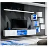 Image de Ensemble Meuble TV Design "Switch XXI" 260cm Blanc