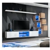 Image de Ensemble Meuble TV "Switch XXI" 260cm Blanc & Naturel