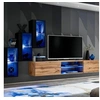 Image de Ensemble Meuble TV "Switch XXII" 210cm Noir & Naturel