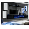 Image de Ensemble Meuble TV Design "Switch XXV" 280cm Blanc & Noir