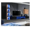 Image de Ensemble Meuble TV "Switch XXVI" 320cm Noir & Naturel