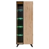 Image de Vitrine Led Design Liam 70cm Naturel & Noir
