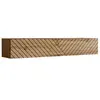 Image de Banc TV Mural Design "Switch Lamel" 180cm Naturel Rainuré