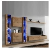 Image de Ensemble Meuble TV "Switch Lamel XVI" 330cm Naturel