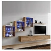 Image de Ensemble Meuble TV "Switch Lamel XX" 330cm Naturel