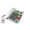 Image de KXT481 SOS - Téléphone filaire avec ID d'appelant - blanc