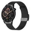 Image de Montre Connectée FW58 Vanad Pro IP68 avec Bracelet en Maille Milanaise Noir