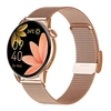 Image de Montre Connectée FW58 Vanad Pro IP68 avec Bracelet en Maille Milanaise Dorée