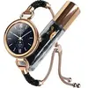 Image de Montre Connectée Elégante Bijoux FW51 Cristal avec Podomètre Dorée
