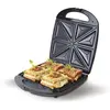 Image de Appareil électrique XL pour 4 sandwiches, plaques triangulaires anti-adhésives,, CR 3023, 1500, Argent